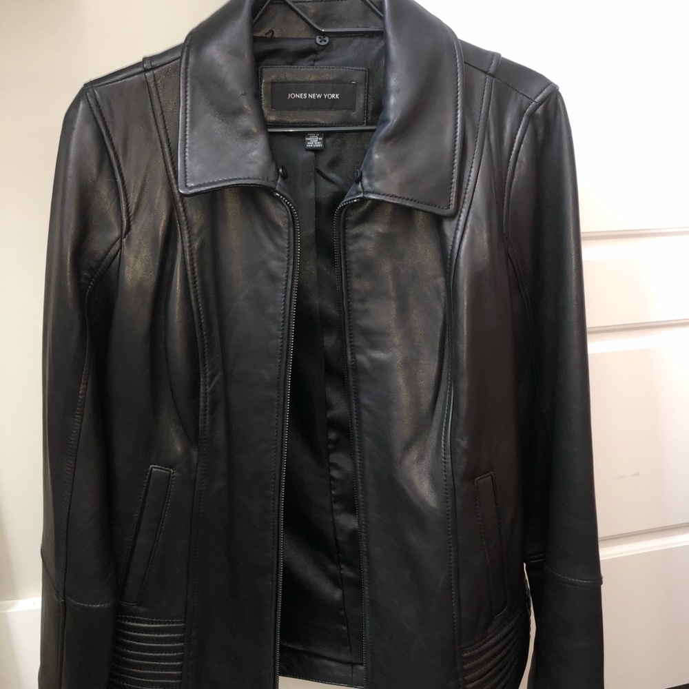 Jones New York Leather Jacket - NWOT
